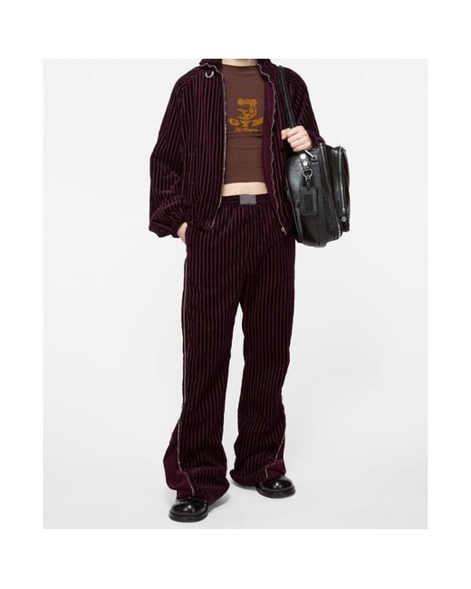 Acne Purple Corduroy Trousers for men