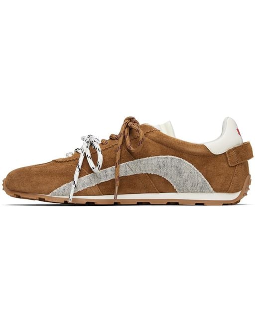 DSquared² Brown Dc-642 Lace-Up Sneakers for men