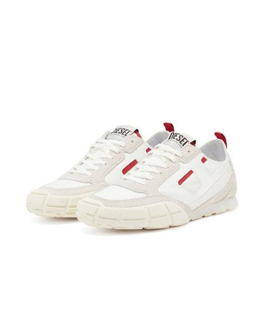 DIESEL White S-Pagodha Low-Top Sneakers for men