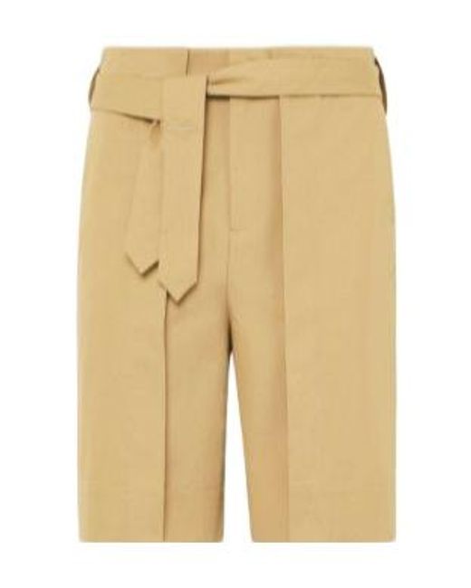 JW Anderson Men's Natural Jw Anderson Folded Front Knee-Length Shorts