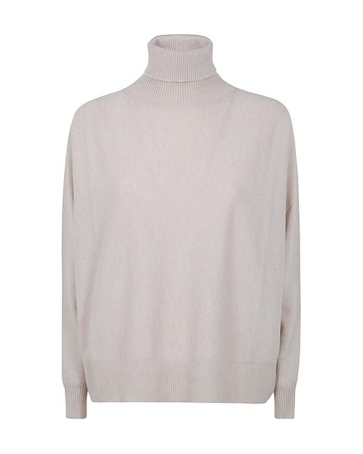 D.exterior Gray Cashmere Turtleneck Knitwear