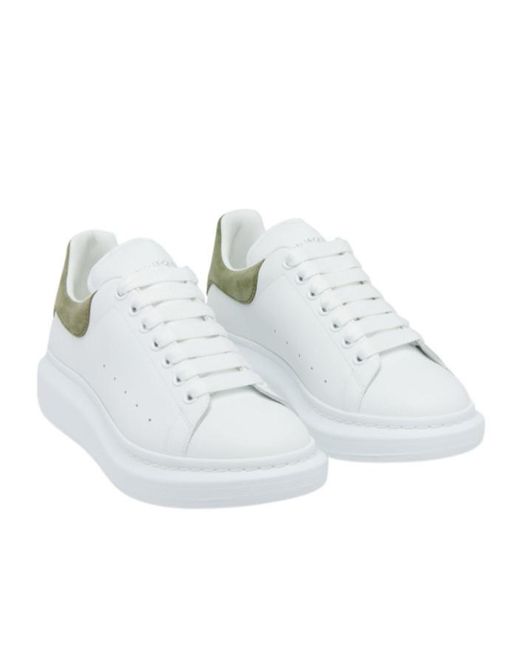 McQueen White Oversized Low-Top Sneakers for men