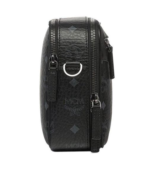 MCM Black Diamond Small Camera Bag for men