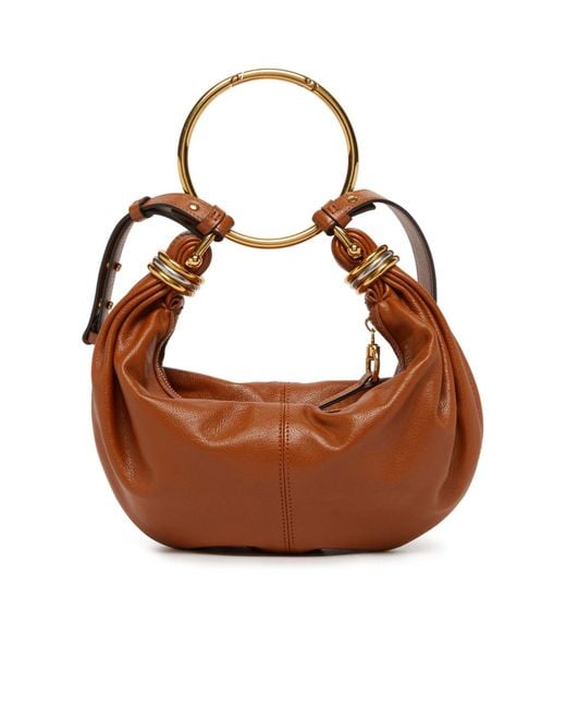 Chloé Brown Hobo Shoulder Bag