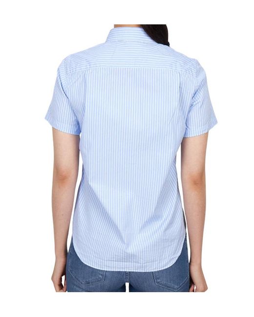 Comme des Garçons Blue Short Sleeve Shirt