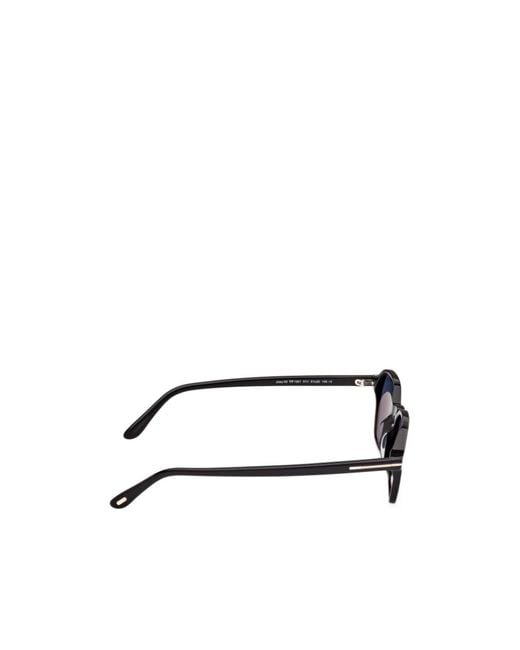 Tom Ford Blue Eyewear Geometric Frame Sunglasses for men