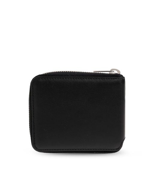 Palm Angels Black Zip-Around Wallet for men