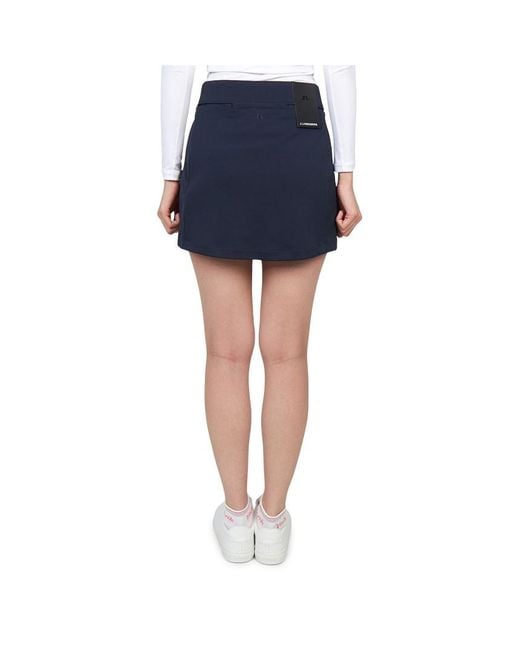 J.Lindeberg Blue A-Line Skirt
