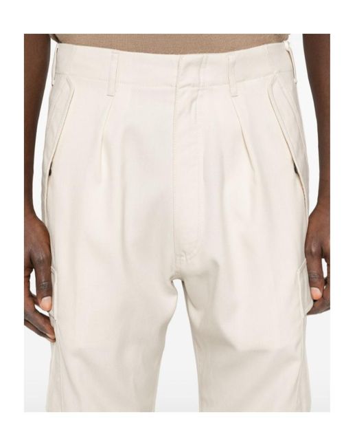 Tom Ford White Casual Pants With Belt Loops for men