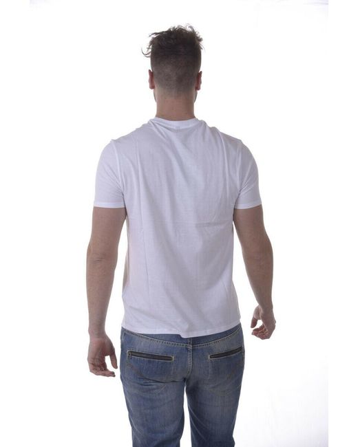 Armani Jeans White Logo T-Shirt for men