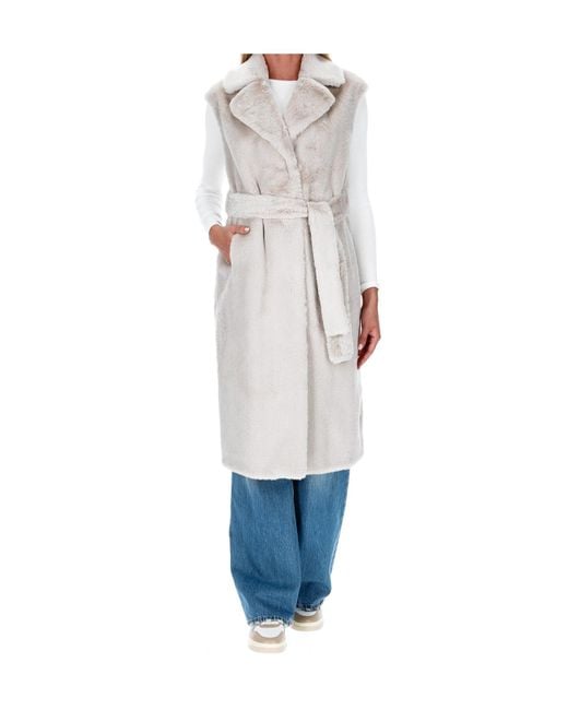 Herno White Belted Vest