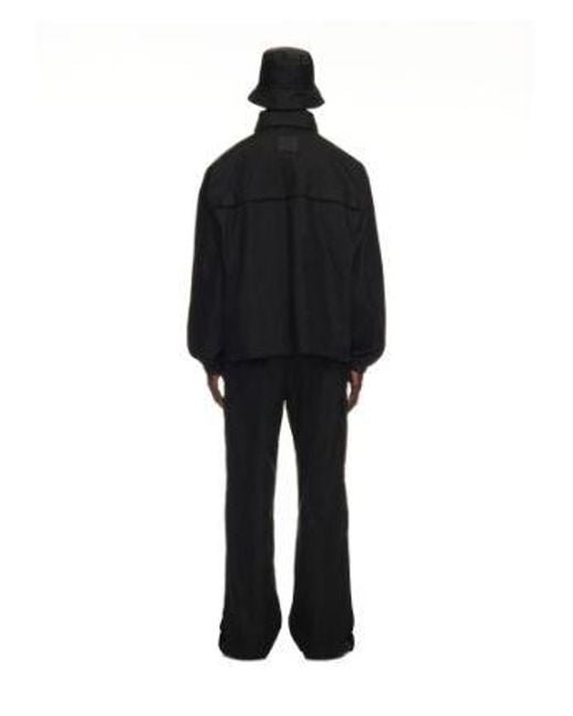 Off-White c/o Virgil Abloh Black Mid-Rise Straight Leg Trousers for men