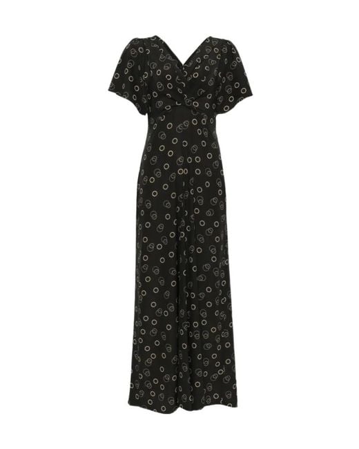 Isabel Marant Black V-Neck Dress