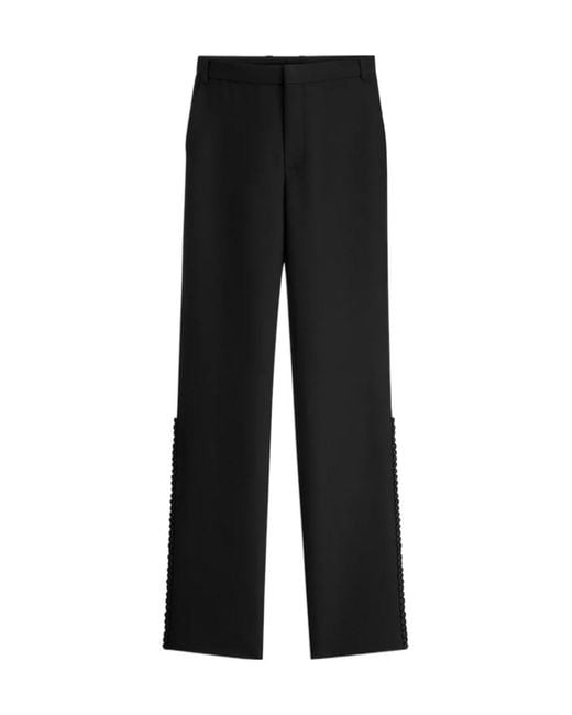 Dior Black Fitted Flared Pants
