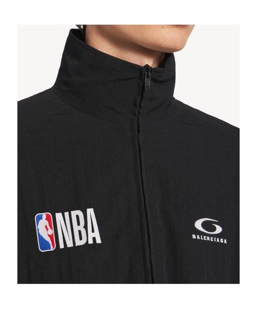 Balenciaga Black Nba Collaboration Tracksuit Jacket for men