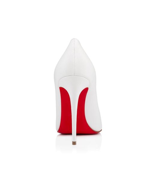 Christian Louboutin White Kate Pointed Toe Pumps