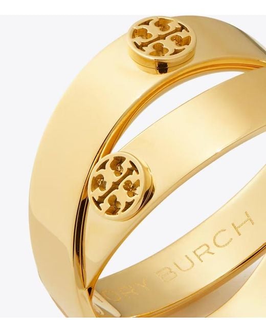 Tory Burch Metallic Icon Double Ring