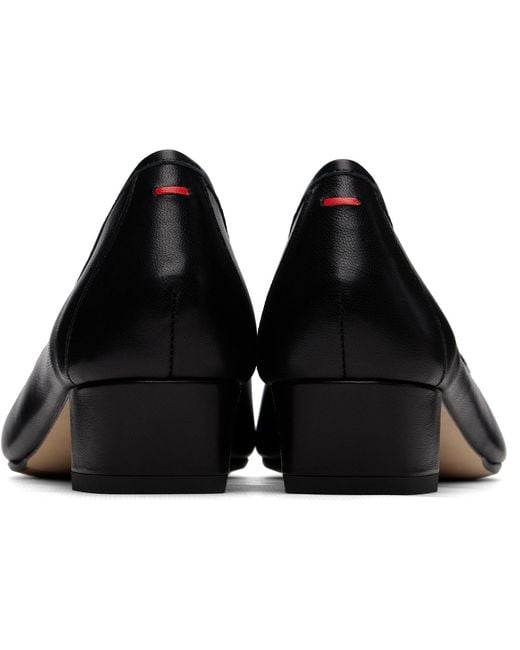 Aeyde Black Valentine Tassel-Detail Leather Pumps