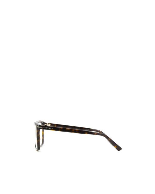 Gucci White Eyewear Rectangular Glasses And Frames for men