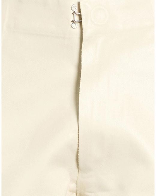 Marni Natural Solid Colour Casual Trousers