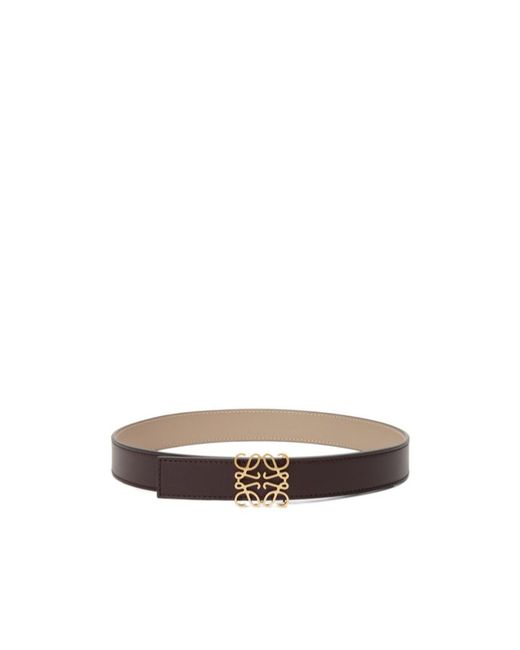 Loewe White Reversible Anagram Belt