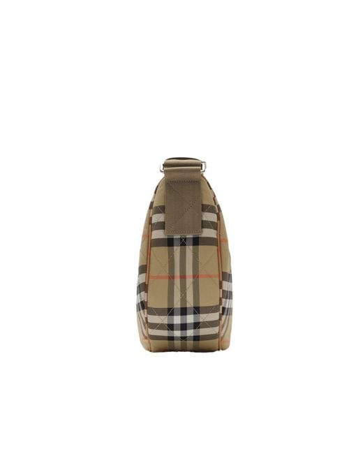 Burberry Green Large Horseshoe Crossbody Bag for men