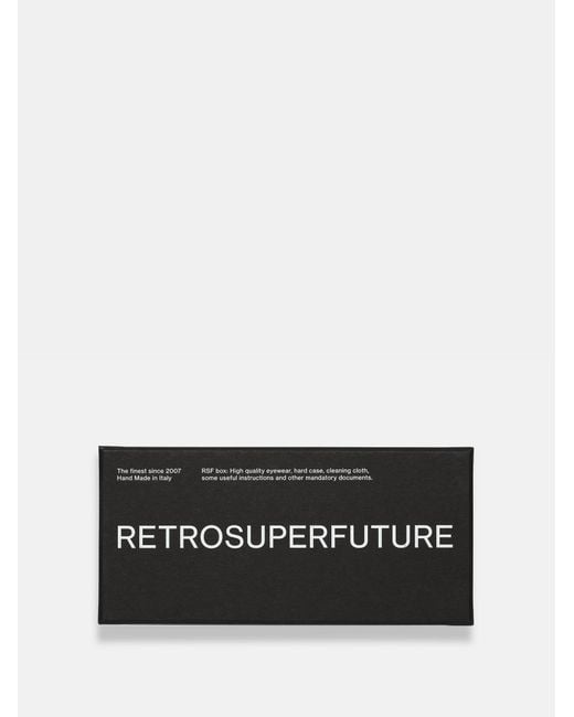 Retrosuperfuture Multicolor America Rectangular Frame Sunglasses for men
