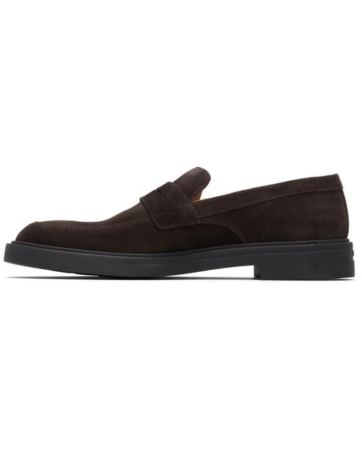 Boss Black Penny-Strap Loafers for men