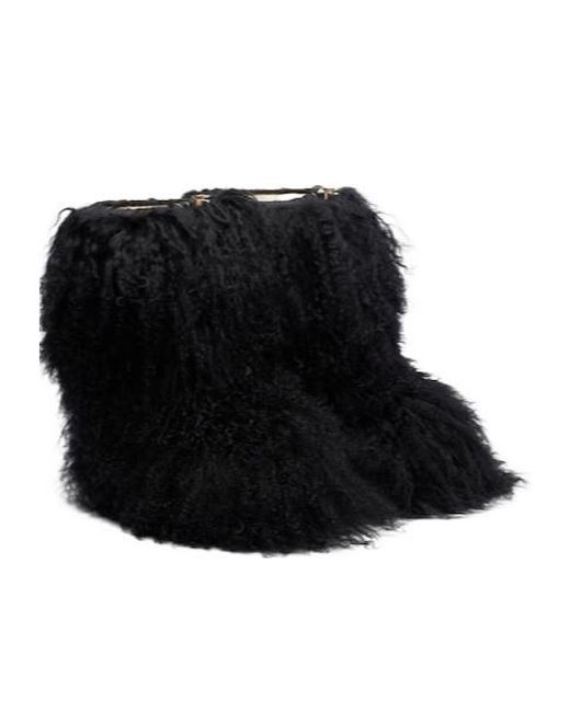 Bogner Black Les Arcs Shearling Snow Boots