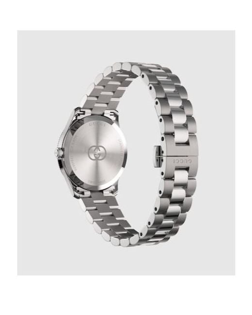 Gucci White G-Timeless Watch, 29Mm