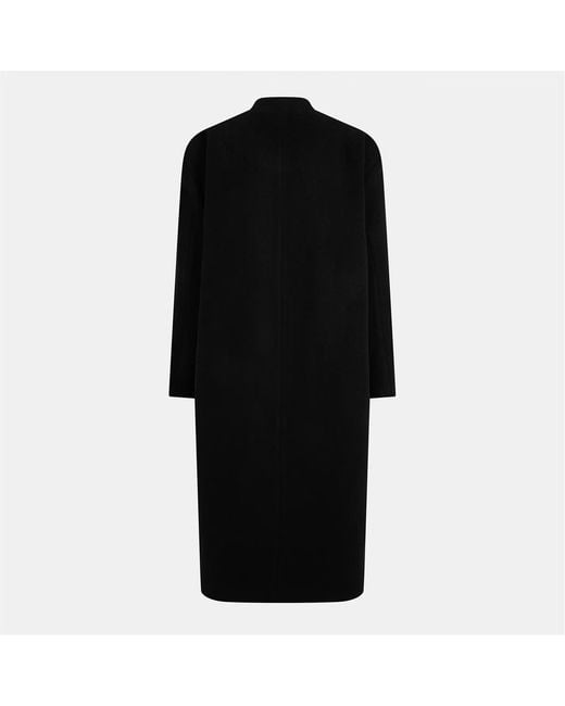 Isabel Marant Black Florane Ct Overcoat