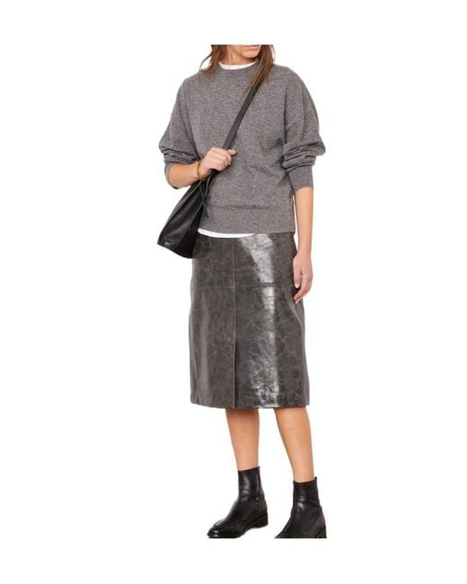 Officine Generale Gray Long-Sleeved Sweater