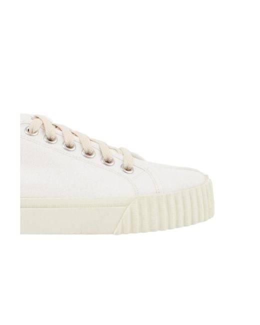 Maison Margiela White Tabi Toe Low-Top Sneakers