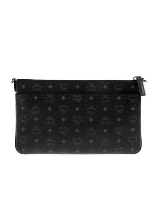 MCM Black Aren Visetos Crossbody Bag