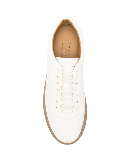Henderson White Round-Toe Sneakers for men