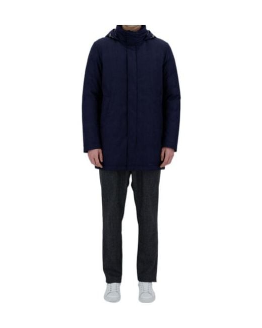 Herno Blue Coats for men