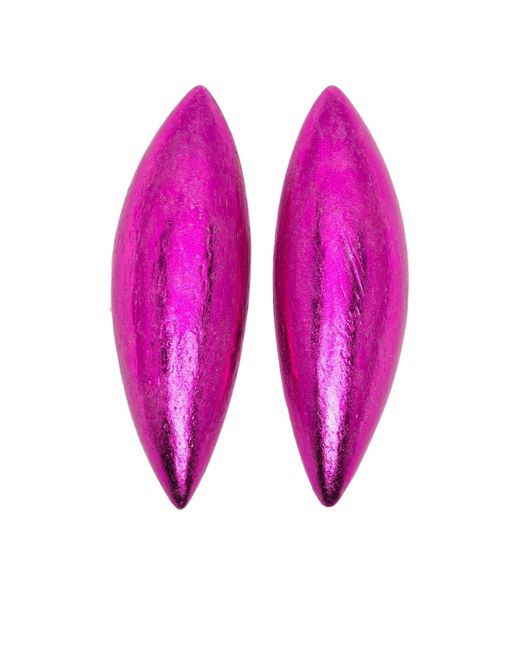 Monies Pink Spring Clip Earrings