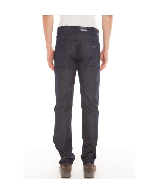 Armani Jeans Blue Logo Jeans for men