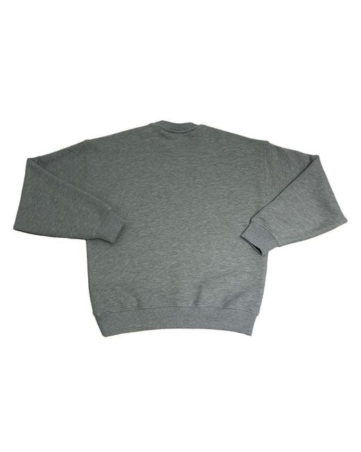 Autry Gray Logo Printed Crewneck Sweatshirt for men