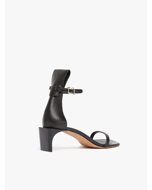 Sportmax Metallic Nappa Leather Sandals