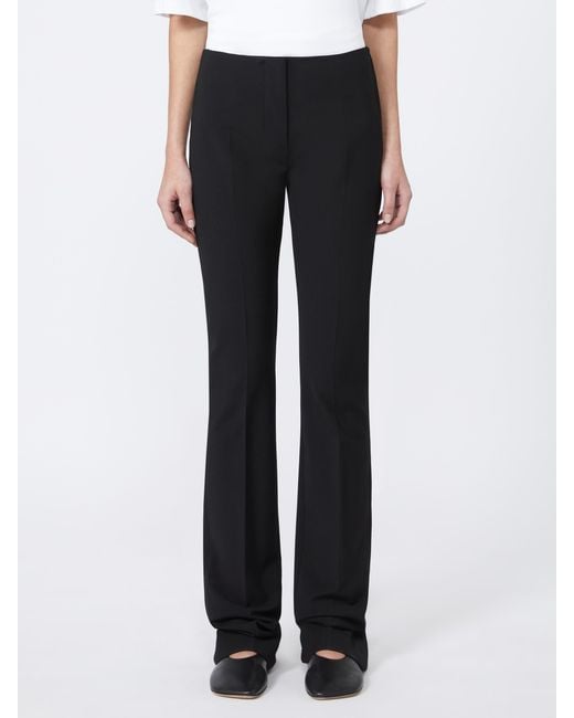 Sportmax Black Low-Rise Stretch Trousers