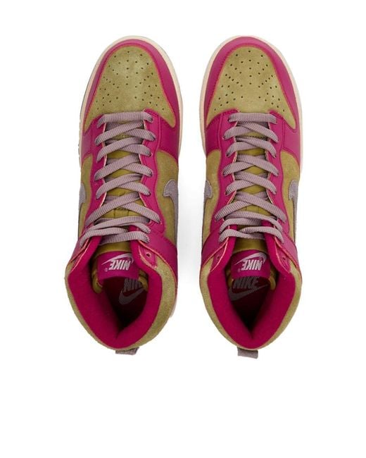 Nike Pink Dunk High 'Dynamic Berry' Sneakers