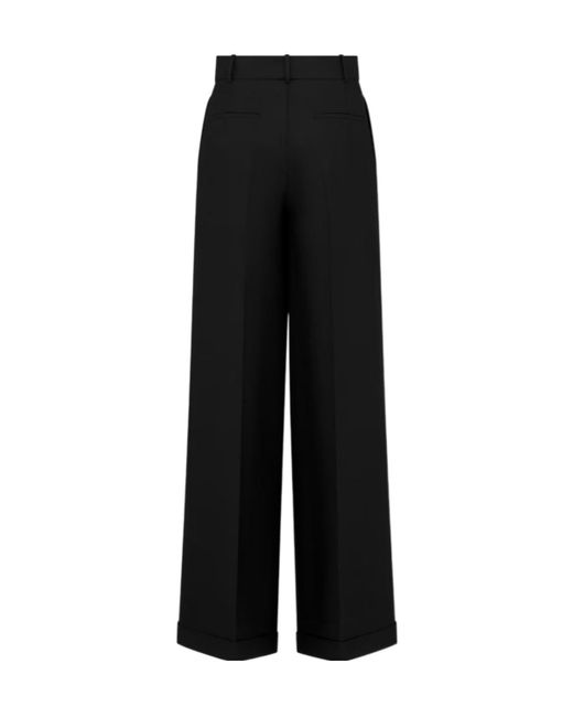 Dior Black Wide-Leg Pants