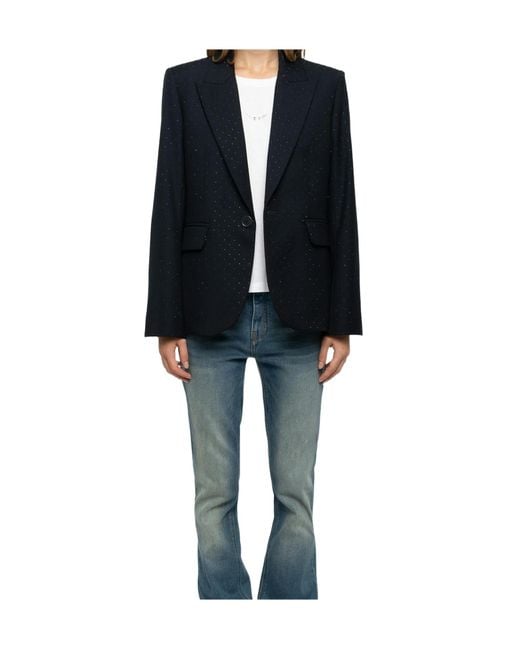 Zadig & Voltaire Blue Vavy Blazer
