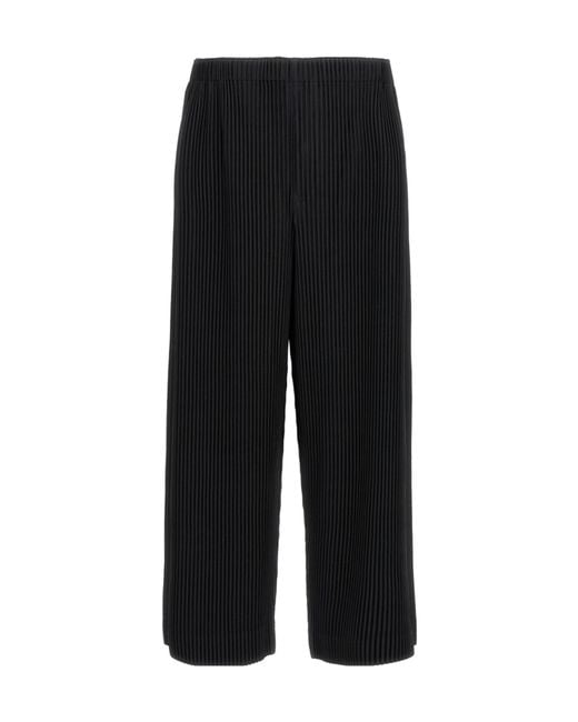 Homme Plissé Issey Miyake Black Homme Plissé Issey Miyake Monthly Colors September Pants for men