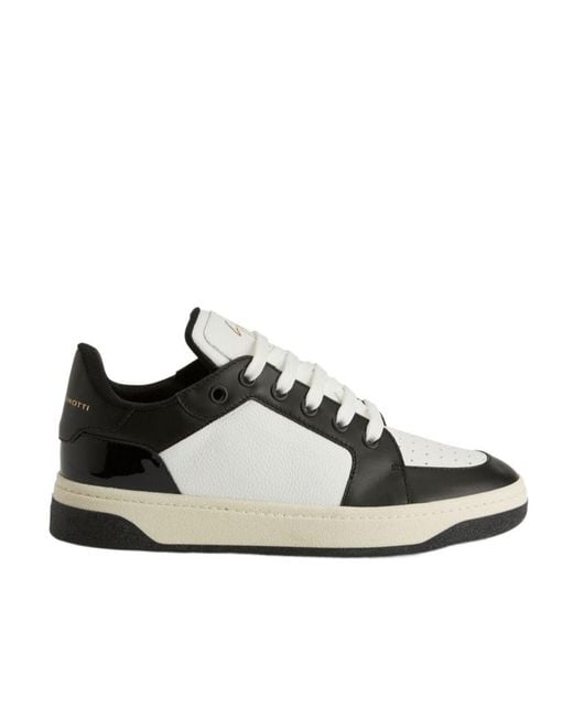 Giuseppe Zanotti White Gz94 Lace-Up Sneakers for men