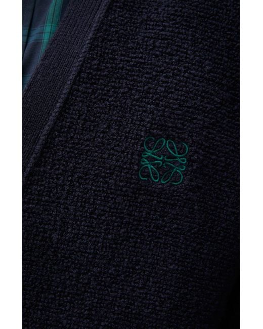 Loewe Blue Cardigan for men