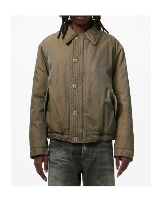Our Legacy Green Auto Quilted Lightweight Jacket for men