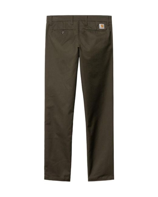 Carhartt Gray Slim-Fit Chinos for men