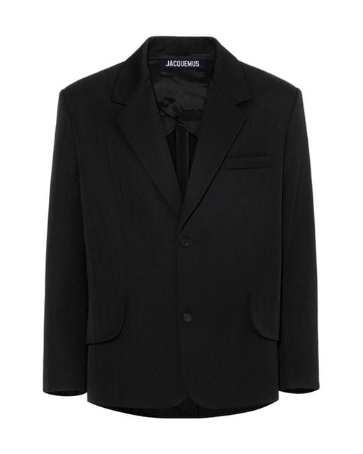 Jacquemus Black La Veste Titolo Blazer for men